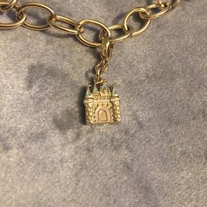 Disney Cinderella Castle Gold Charm